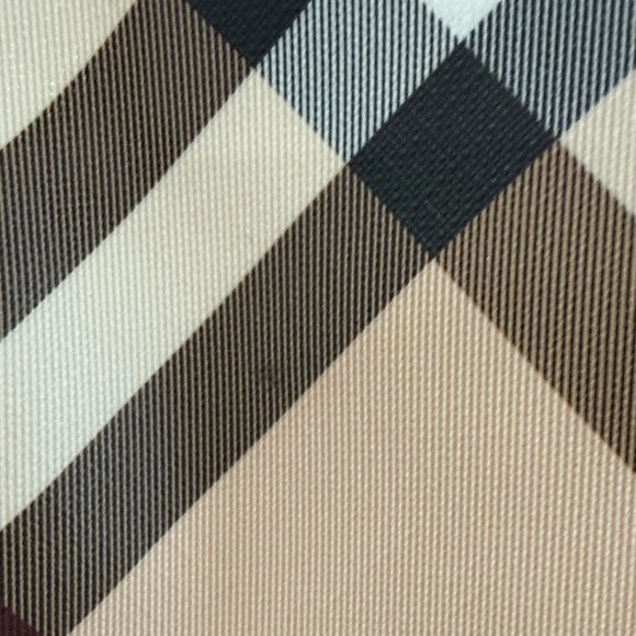 Burberry Beige and Black Checkered Tote - Picture 3 of 11